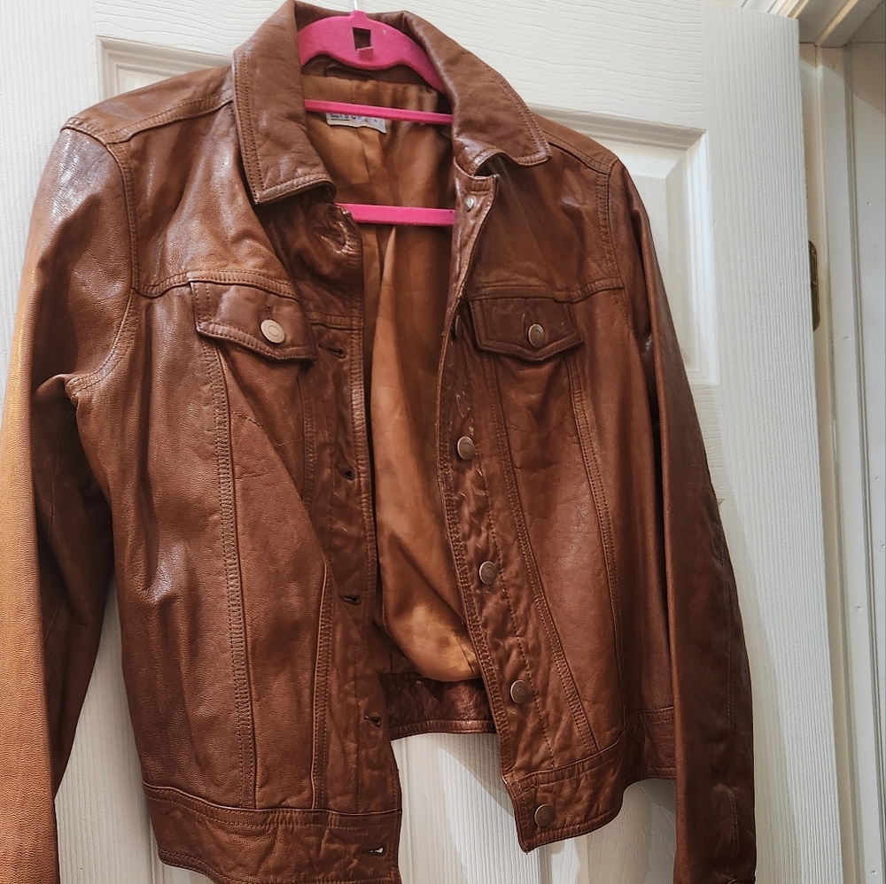 Genuine Leather Gap Jacket